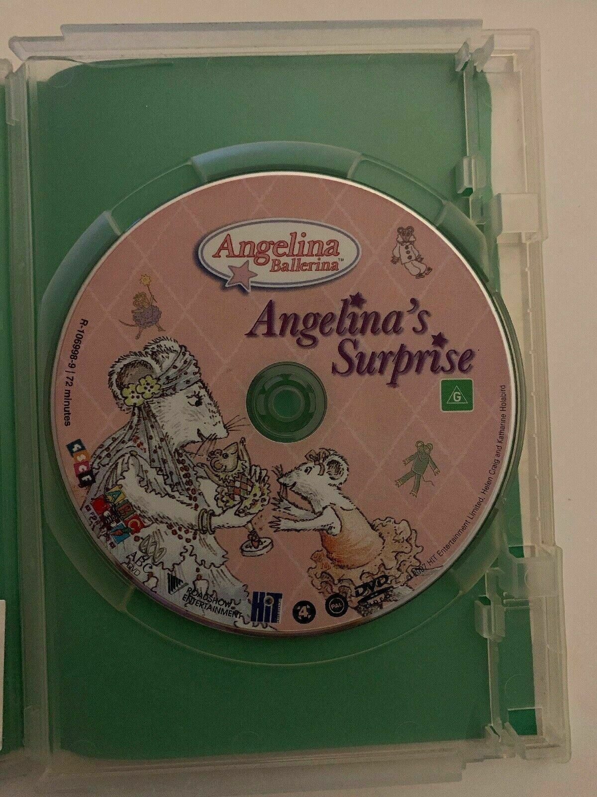 Angelina Ballerina - Angelina's Surprise (DVD) Region 4 - ABC For Kids