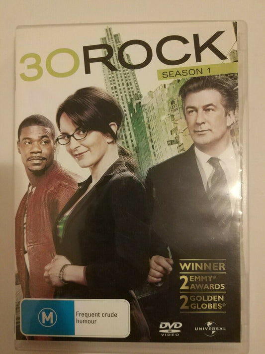 30 Rock : Season 1 (DVD, 2008, 3-Disc Set) Region 4