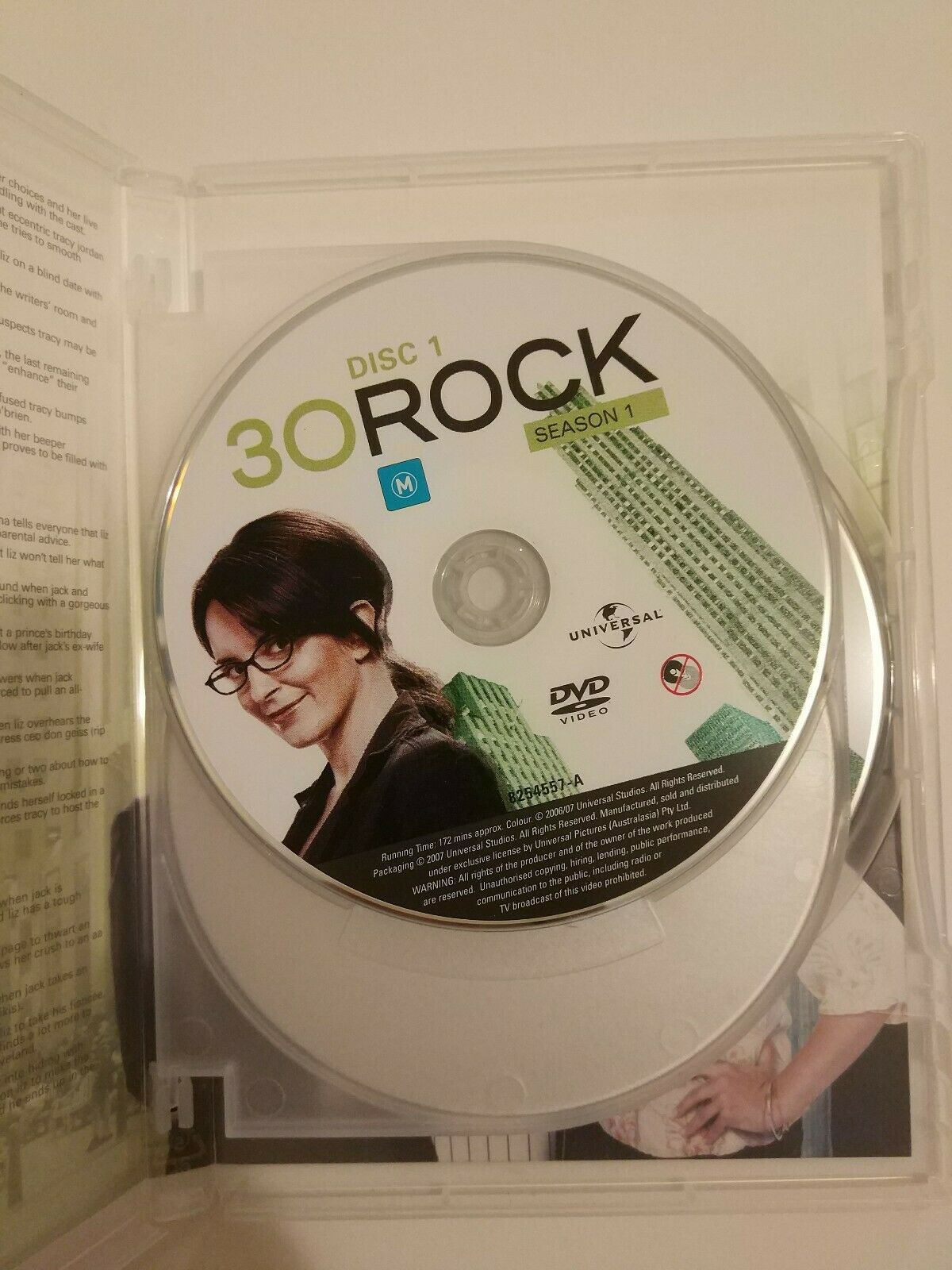 30 Rock : Season 1 (DVD, 2008, 3-Disc Set) Region 4