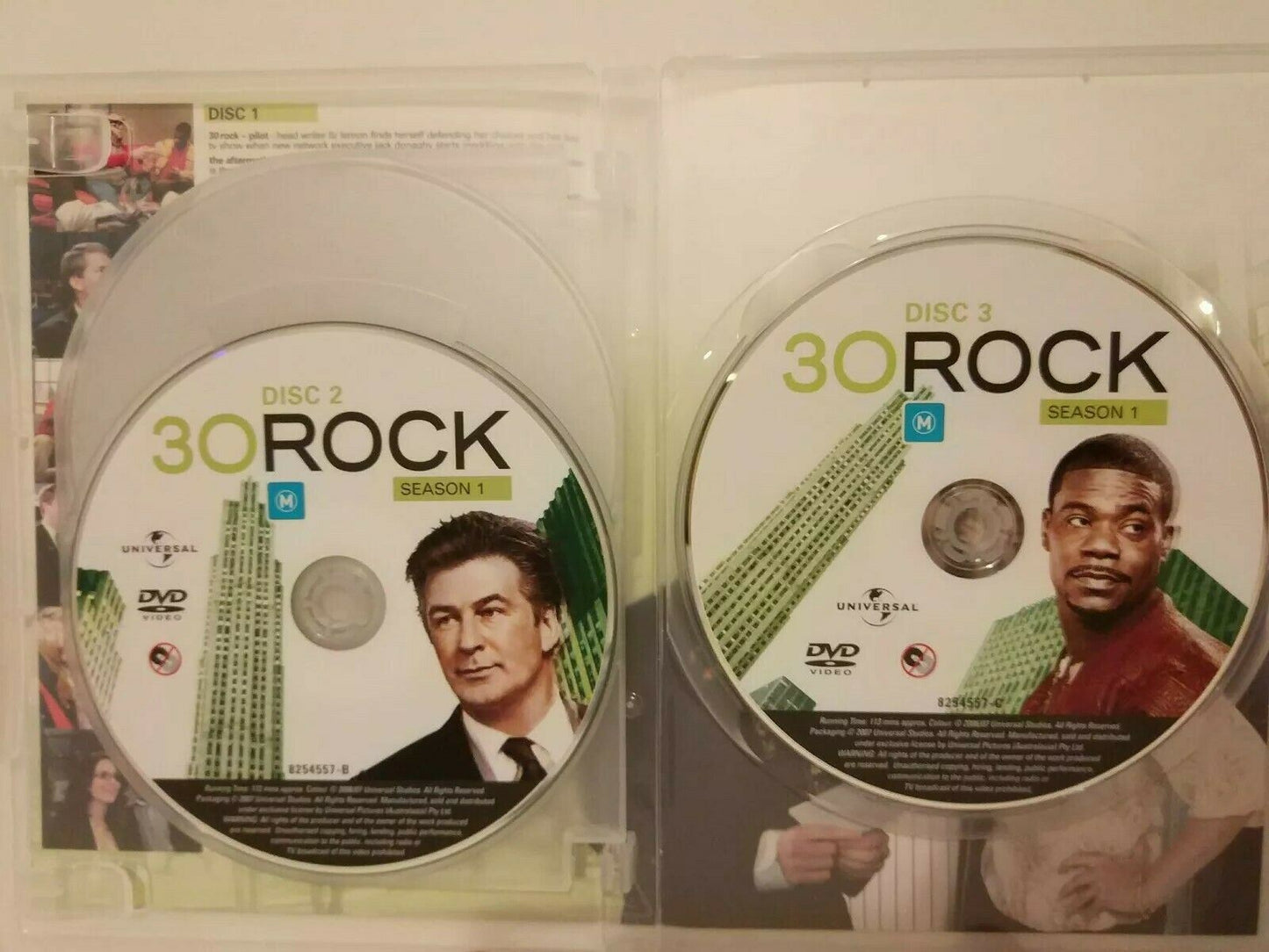 30 Rock : Season 1 (DVD, 2008, 3-Disc Set) Region 4