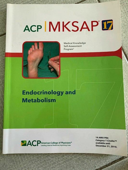 ACP MKSAP 17 Endocrinology And Metabolism Amercian College Of Physicians