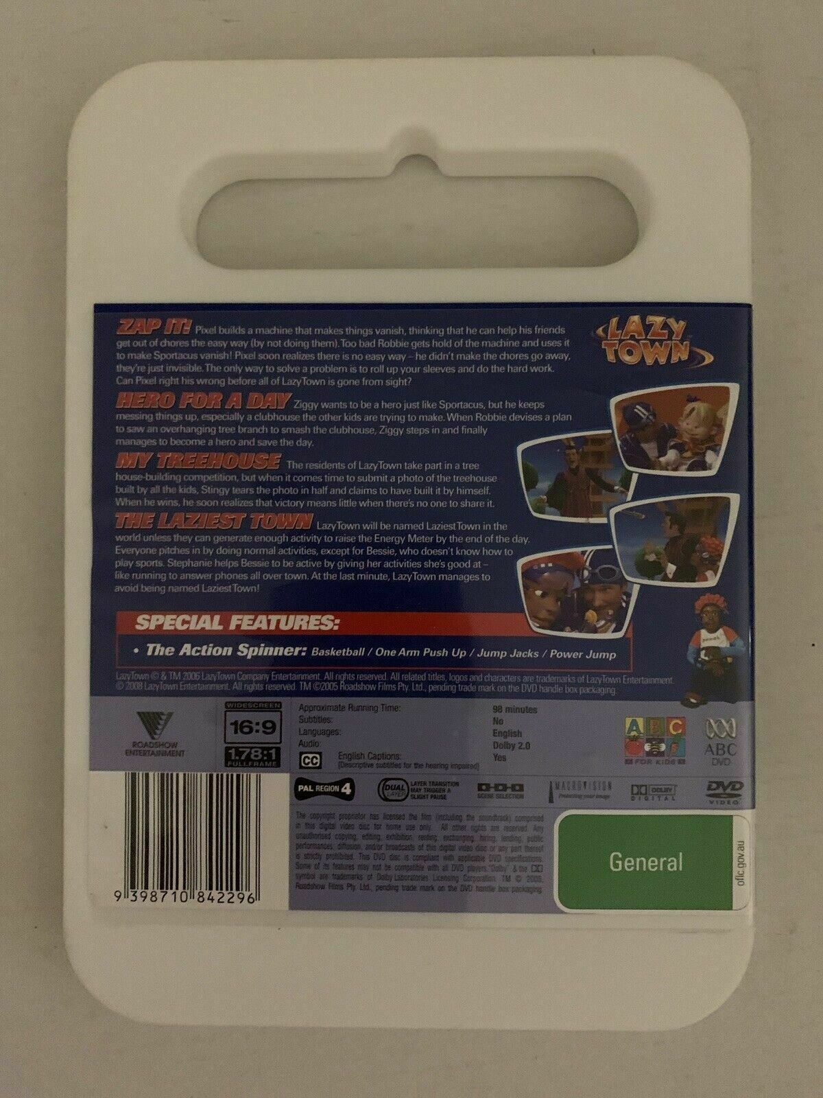 LazyTown: Zap It! (DVD, 2008)  Region 4