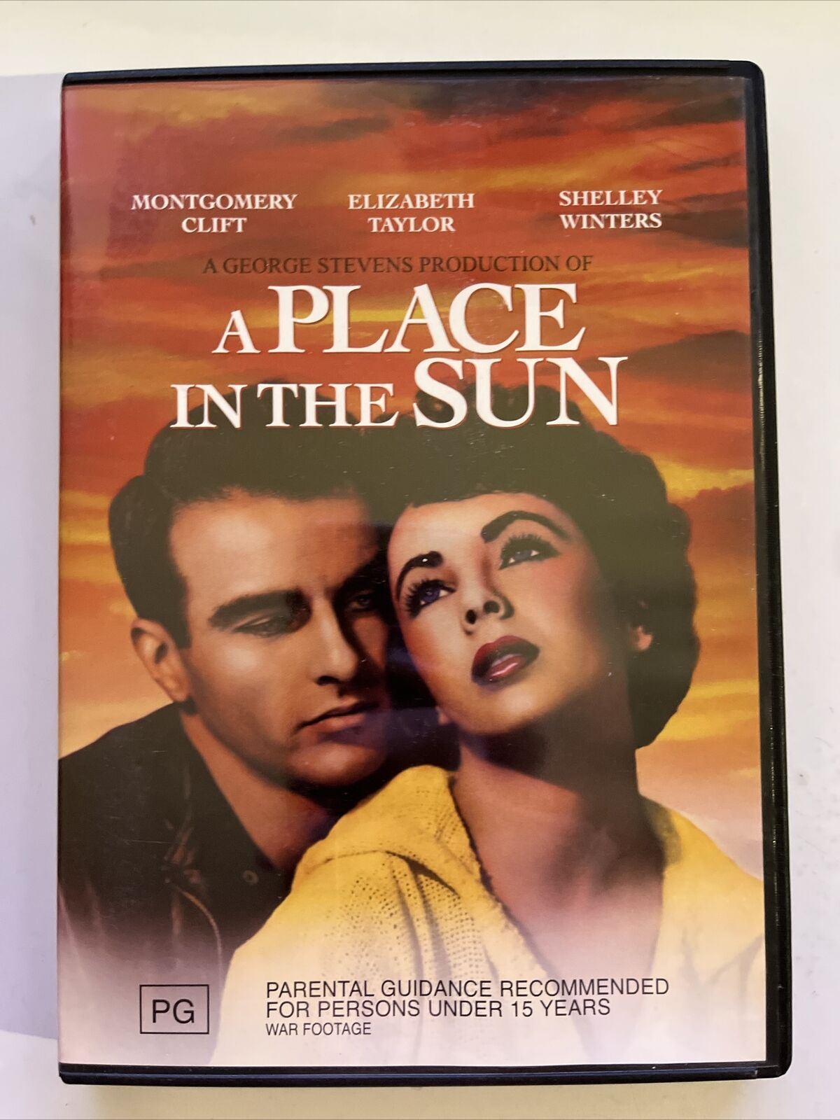 A Place In The Sun (DVD, 1951) Montgomery Clift, Elizabeth Taylor. Region 4