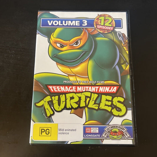 Teenage Mutant Ninja Turtles : Vol 3 (DVD, 1987) Region 4