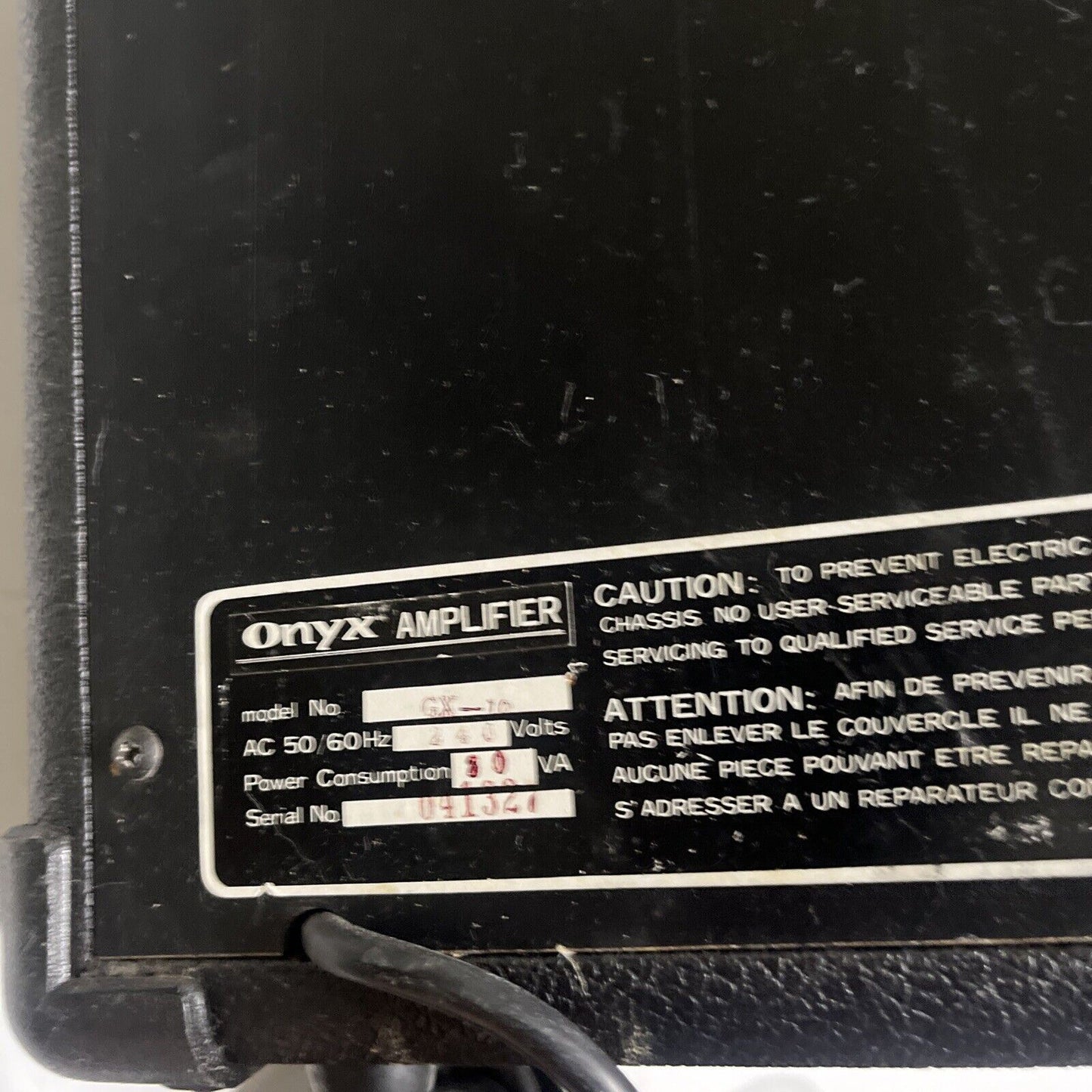 Onyx GX-10 Guitar Amplifier