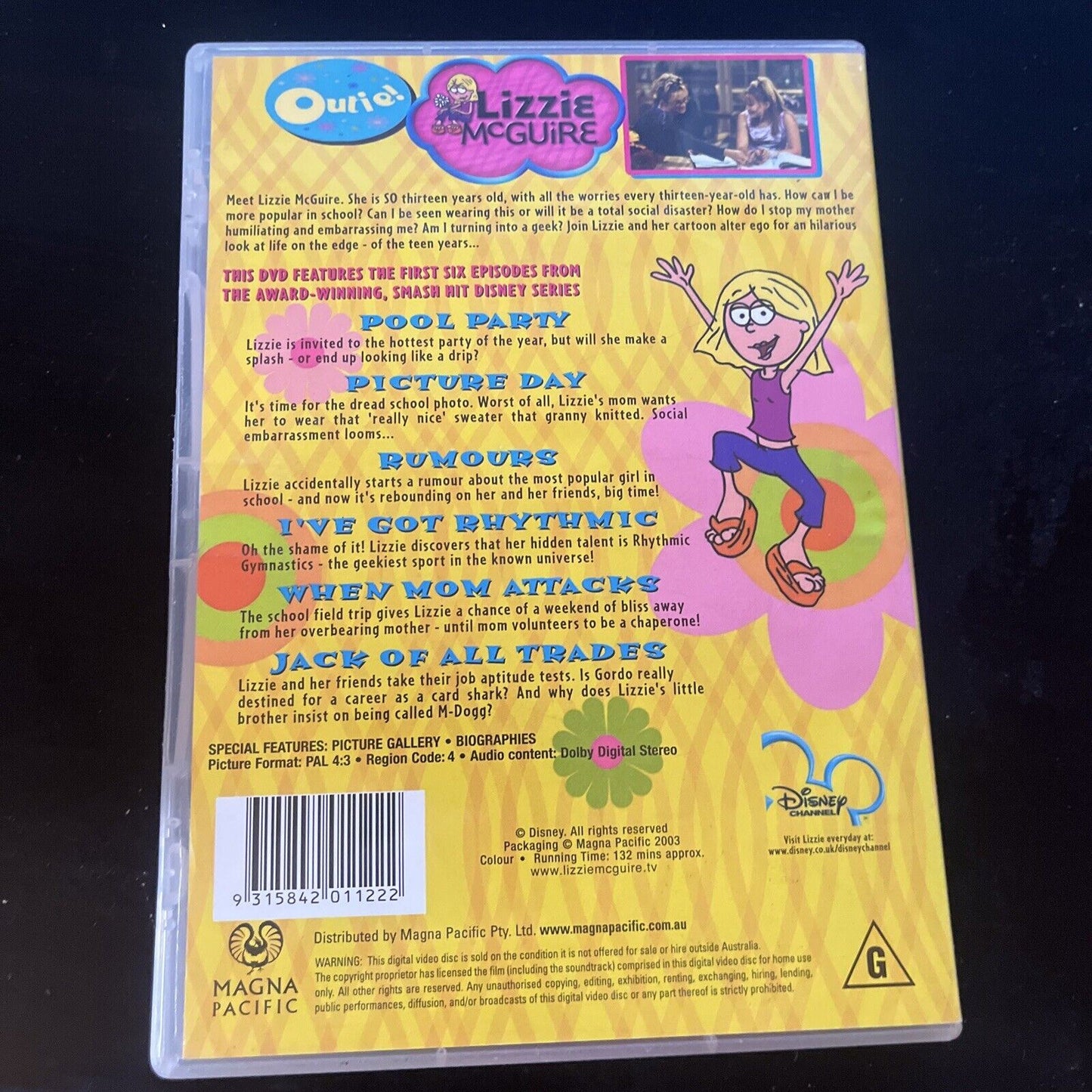 Lizzie McGuire - When Mom Attacks : Vol 1 (DVD, 2001) Hilary Duff Region 4