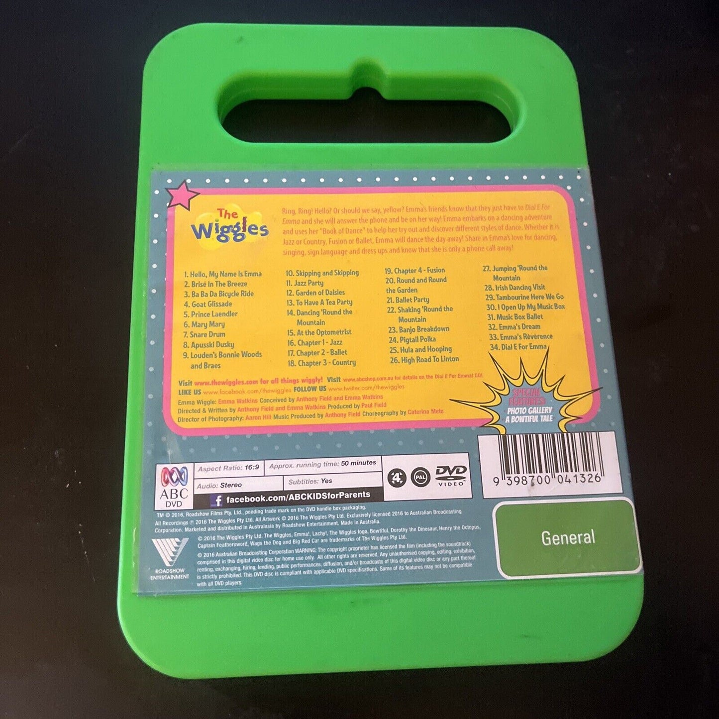 The Wiggles - Dial E For Emma (DVD, 2016) Region 4