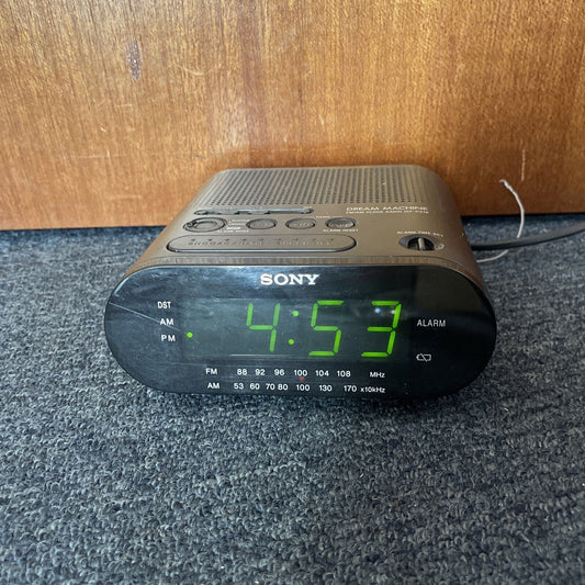 Sony Dream Machine Digital ICF-C218 AM/FM Black Radio Alarm Clock Snooze & DST