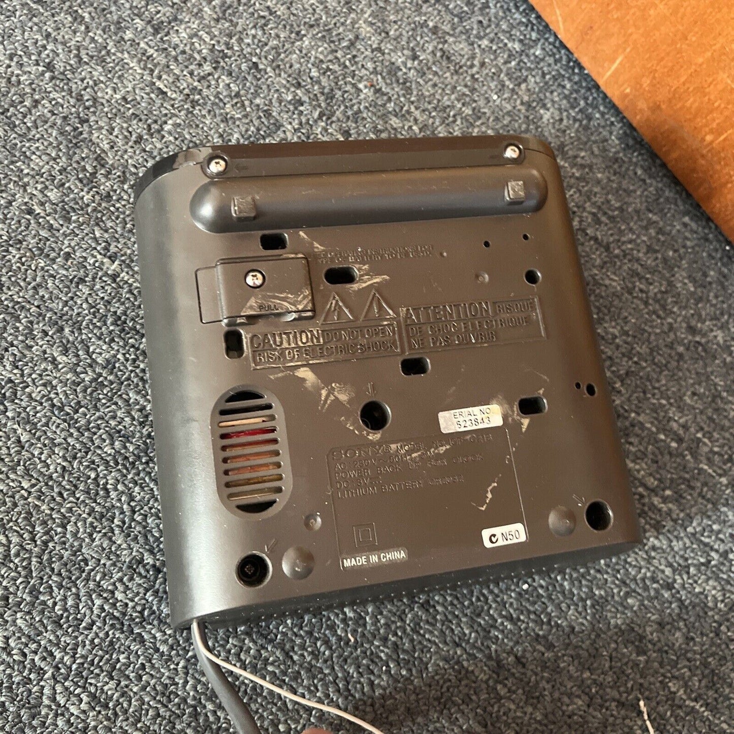 Sony Dream Machine Digital ICF-C218 AM/FM Black Radio Alarm Clock Snooze & DST