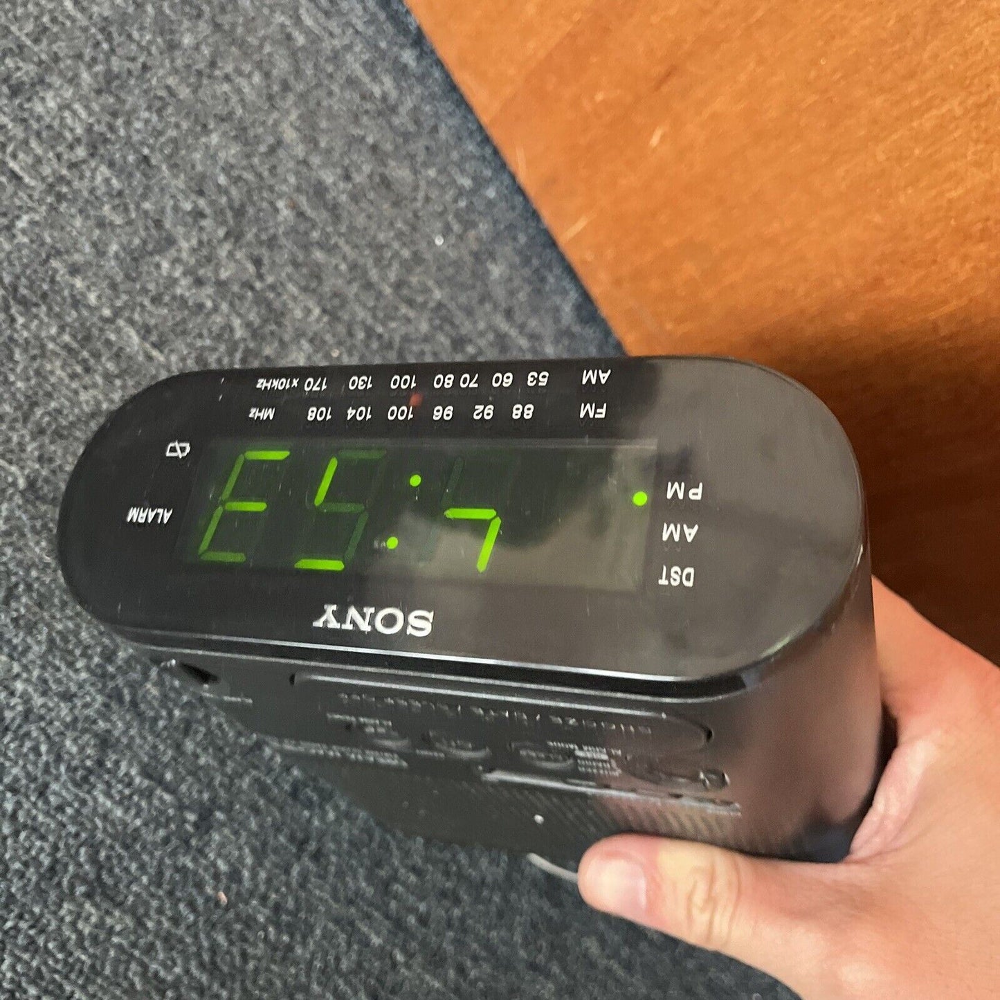 Sony Dream Machine Digital ICF-C218 AM/FM Black Radio Alarm Clock Snooze & DST