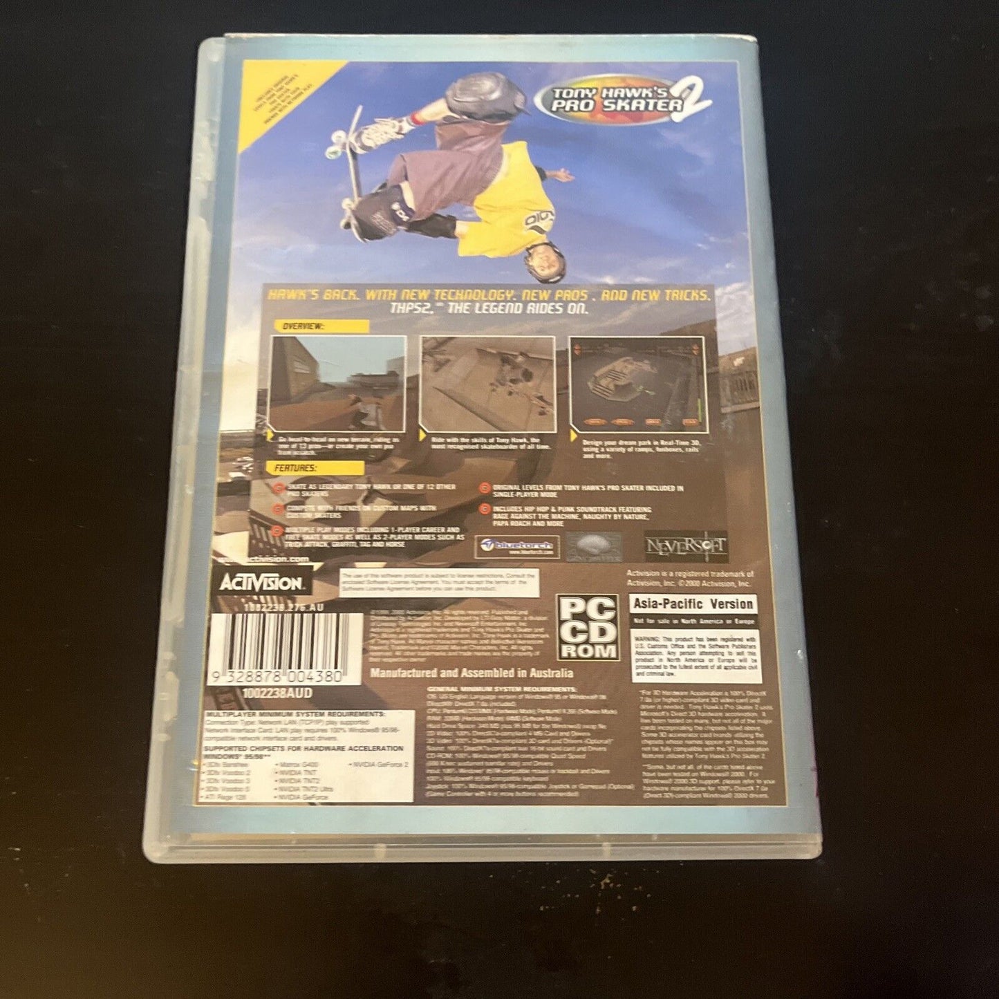 Tony Hawk's Pro Skater 2 - PC Windows CD ROM  Game