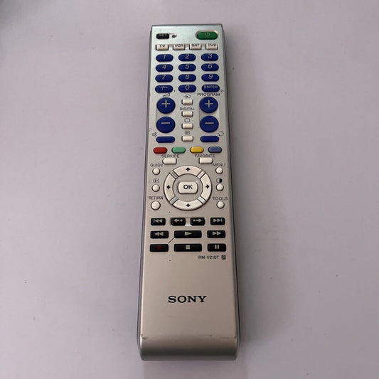 Genuine Sony RM-V210T Remote Control For TV DVD VCR SAT