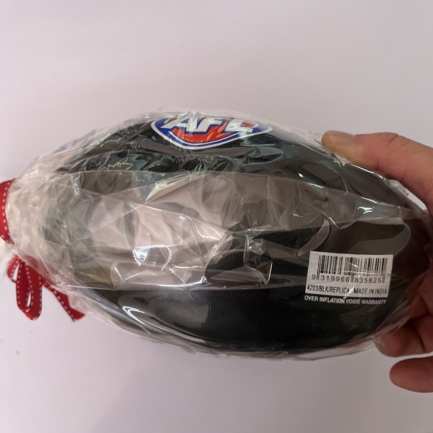 *New* Black Sherrin Grass Surface Mini AFL Football & Elastoplast Mini Football