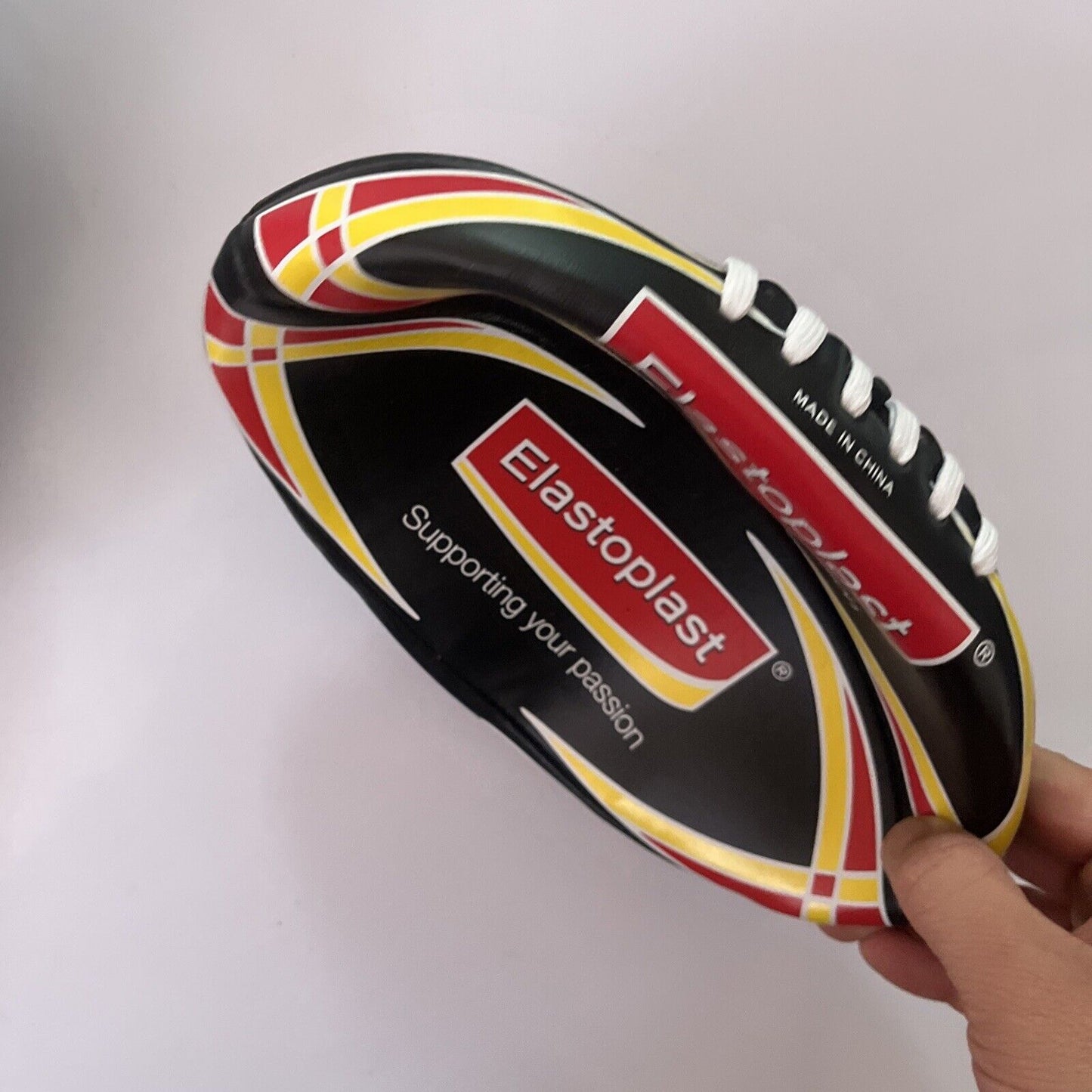 *New* Black Sherrin Grass Surface Mini AFL Football & Elastoplast Mini Football