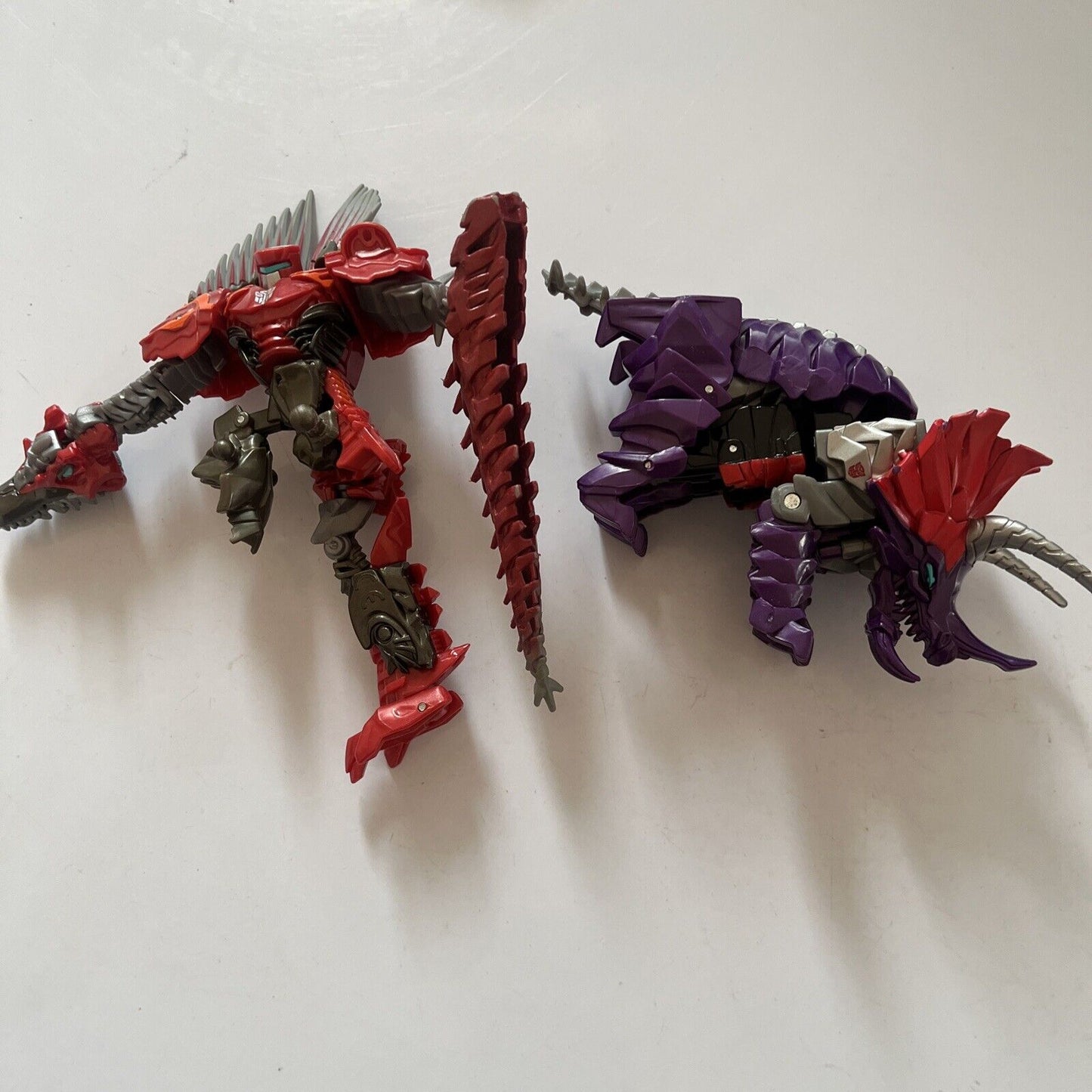 2x Transformers Age of Extinction Action Figure Scorn & Grimlock *Missing Pieces