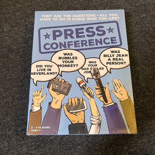 *New Sealed* Press Conference - Role Playing Party Game Ages 7+