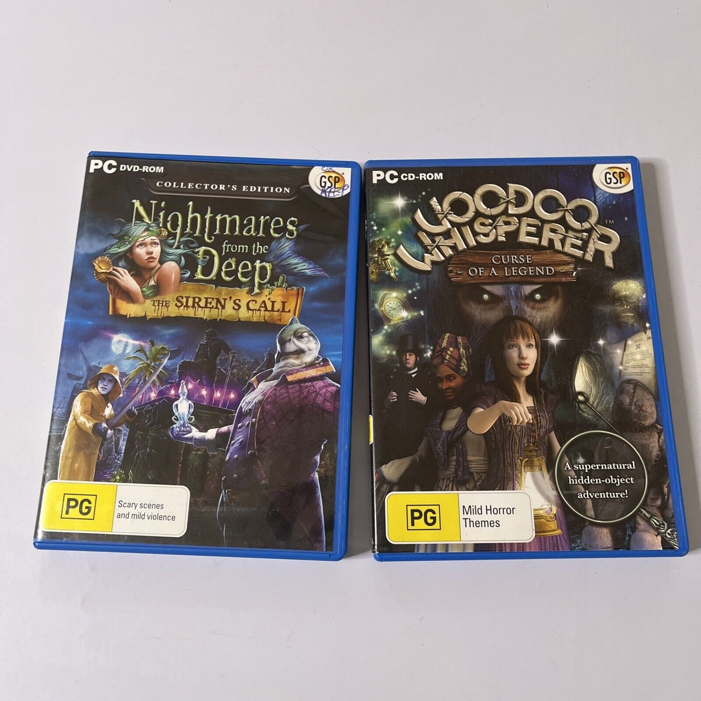 Voodoo Whisperer Curse Of A Legend / Nightmares From The Deep PC Hidden Object