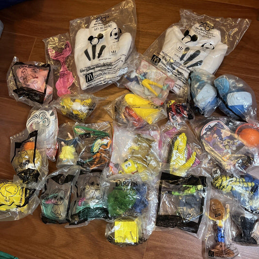 26x New McDonald's Toys: Disney, Tarzan, Toy Story, Space Jam, The Incredibles