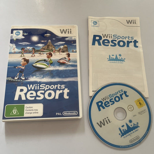 Wii Sports Resort - Nintendo Wii With Manual PAL