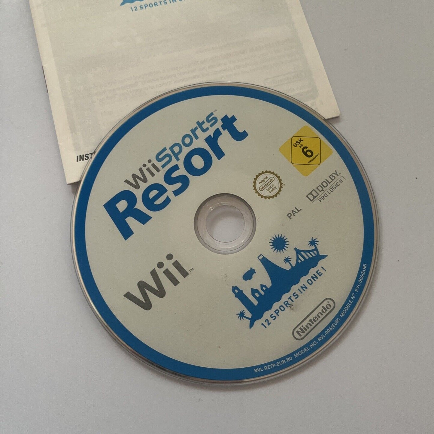 Wii Sports Resort - Nintendo Wii With Manual PAL