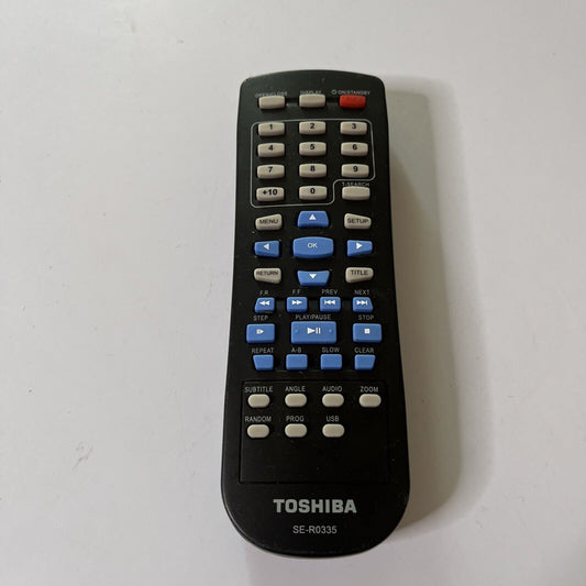 Genuine Toshiba SE-R0335 Remote Control for  DVD Player
