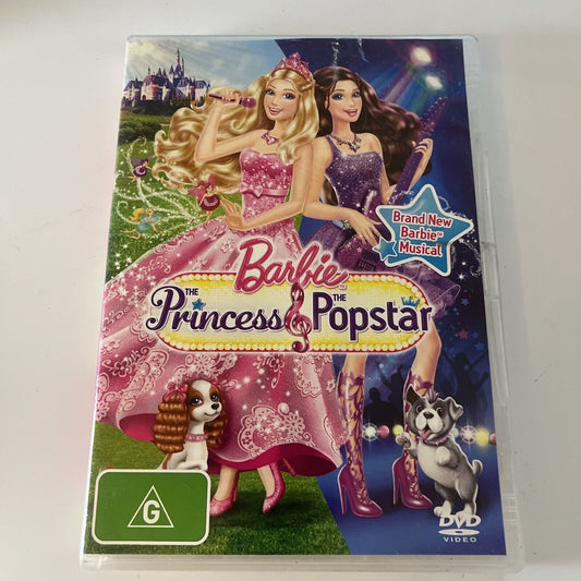 Barbie - The Princess & The Popstar (DVD, 2012)  Region 4 &2