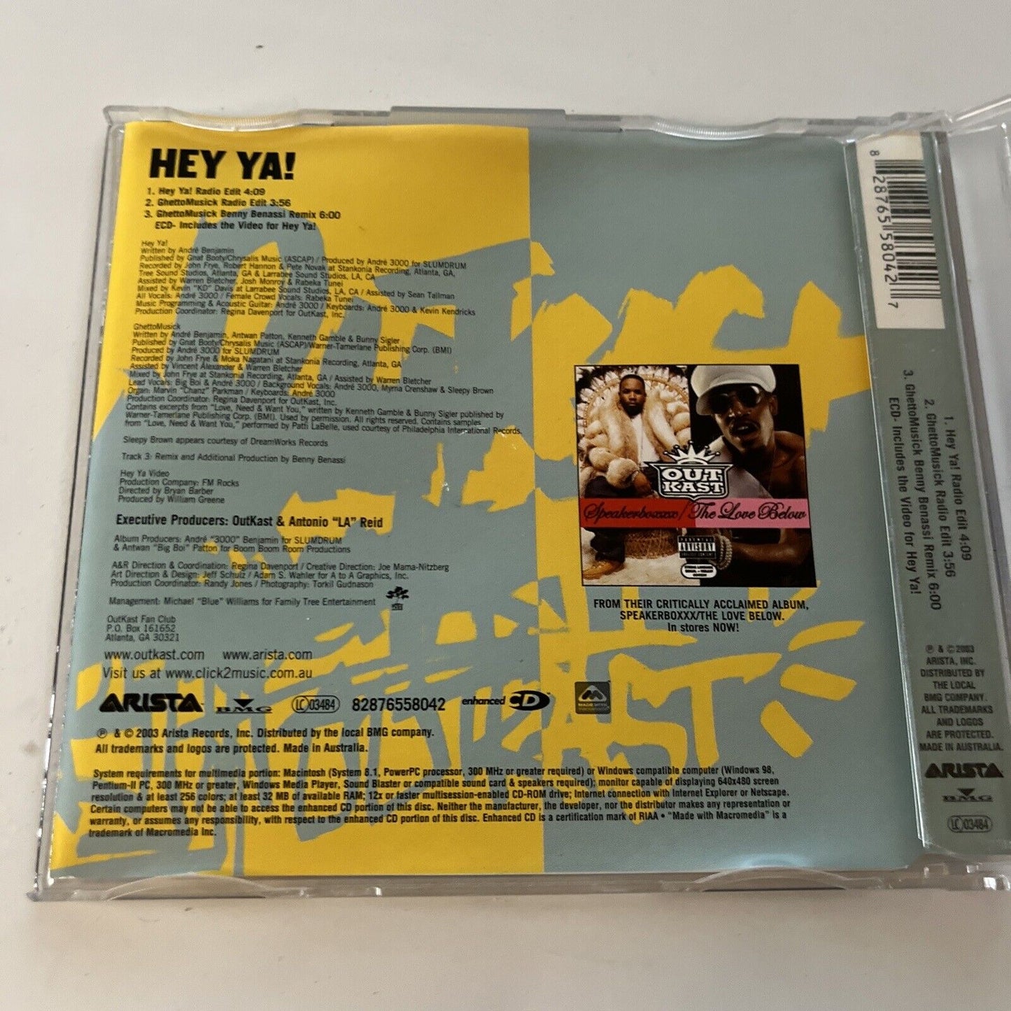 Outkast - Hey Ya (CD, 2003)
