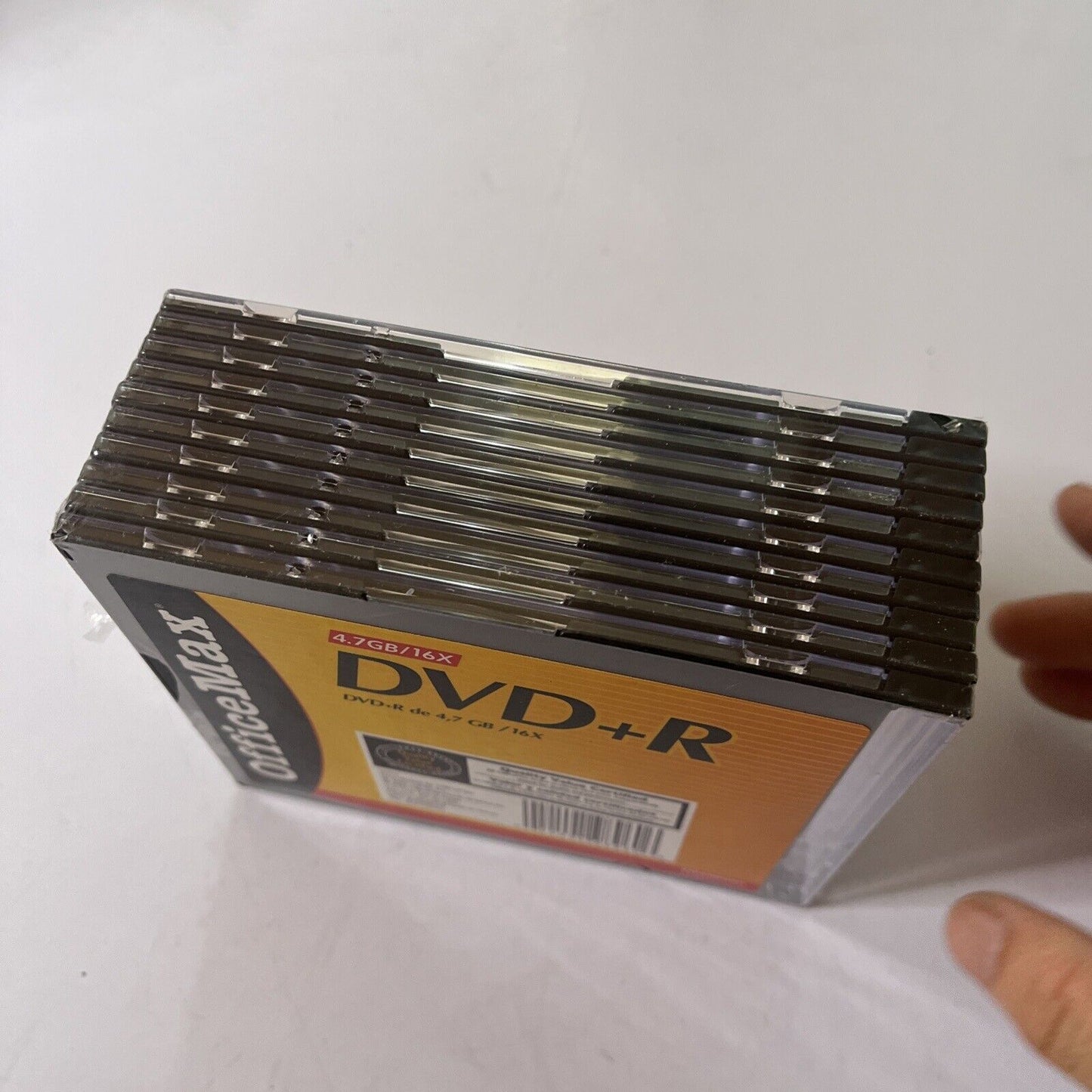 *New Sealed* OfficeMax DVD+R 4.7GB 10-Blank DVDs