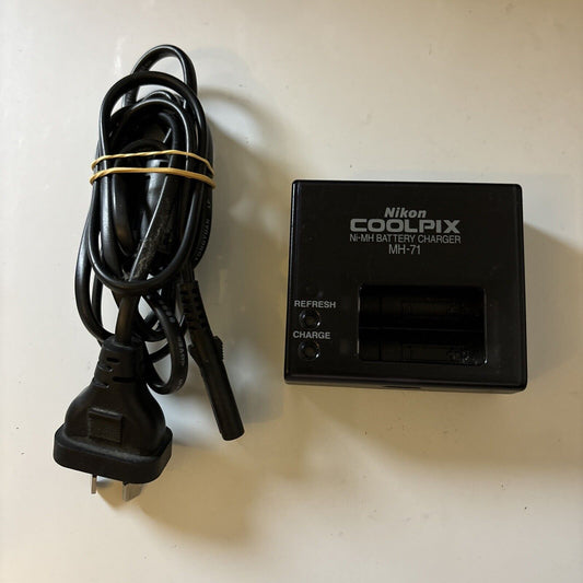 Genuine Nikon Coolpix Ni-MH Battery Charger MH-71 for EN-MH1 Battery
