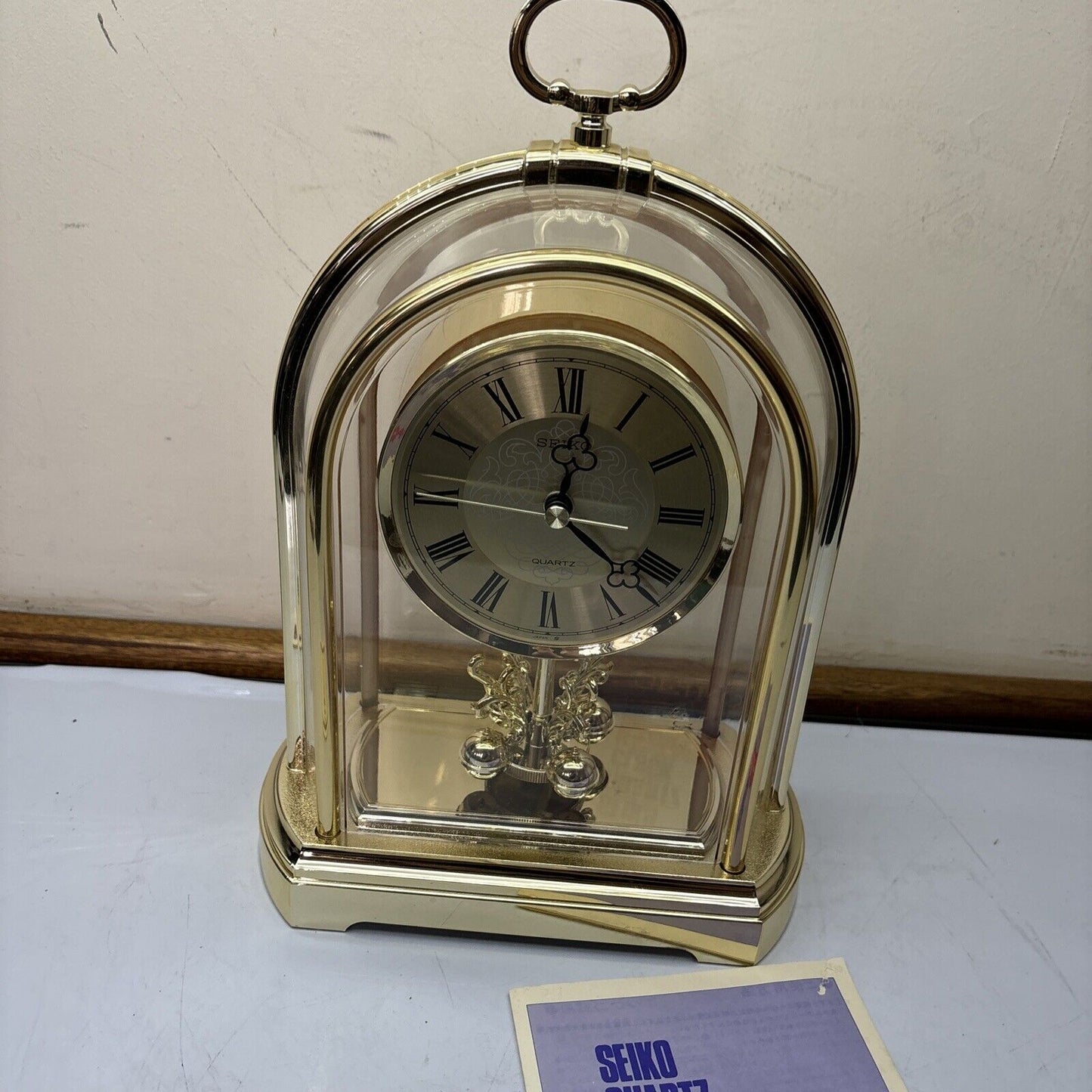 Seiko Quartz Table Clock QZ407T Made In Japan 1989