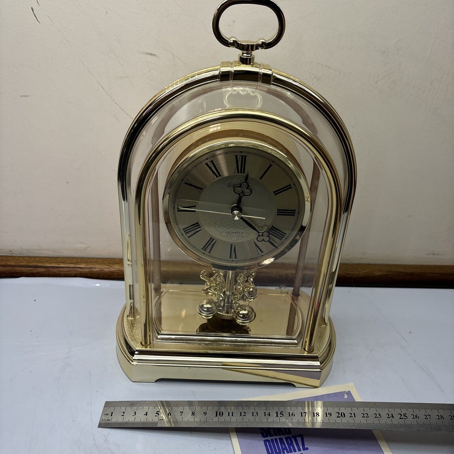 Seiko Quartz Table Clock QZ407T Made In Japan 1989
