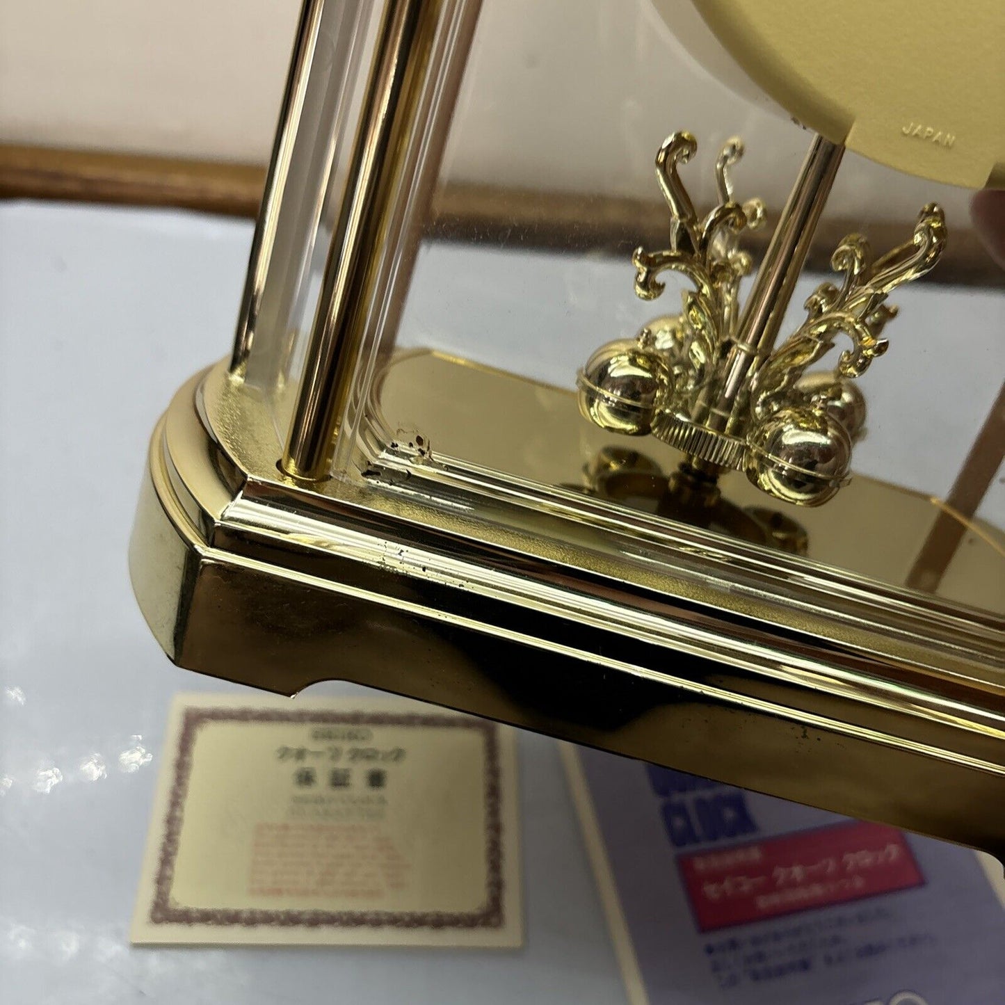 Seiko Quartz Table Clock QZ407T Made In Japan 1989