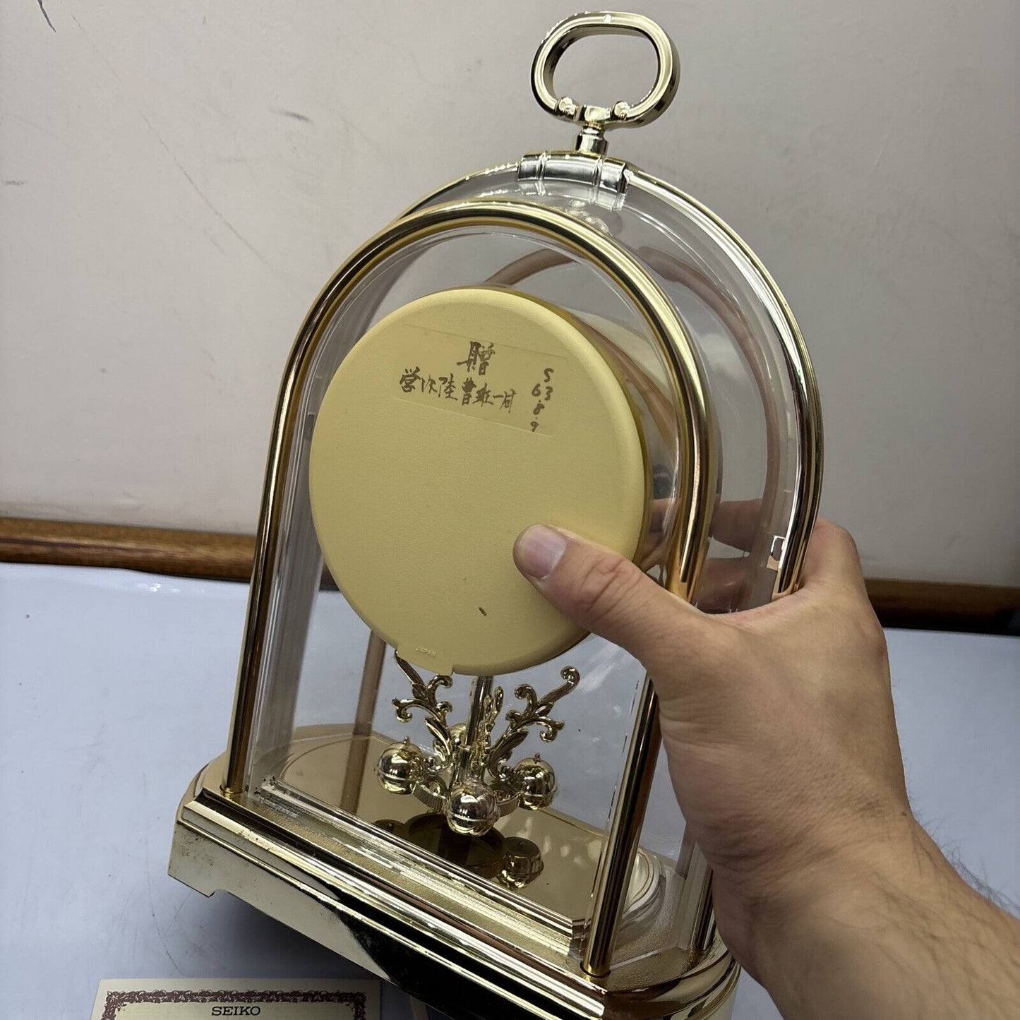 Seiko Quartz Table Clock QZ407T Made In Japan 1989