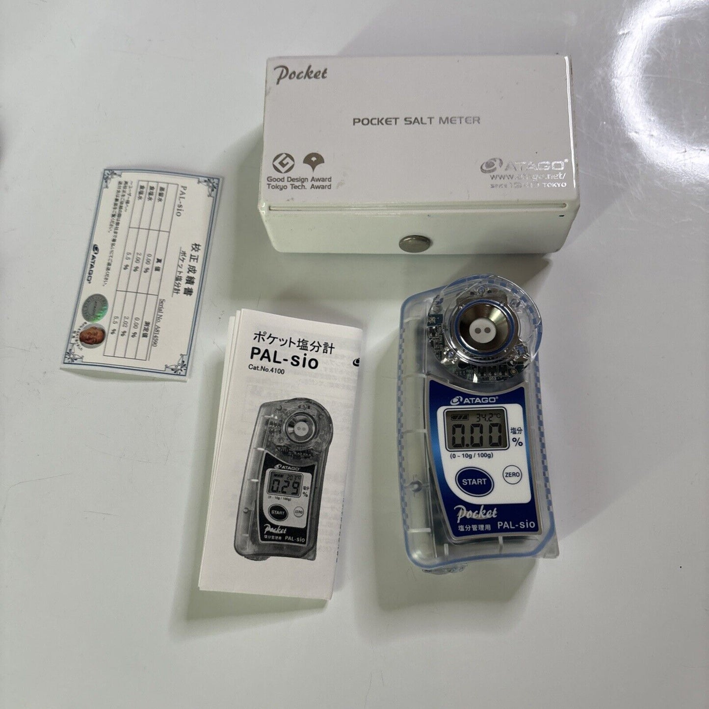 Atago Pocket Salt Meter PAL-sio Cat. No 4100