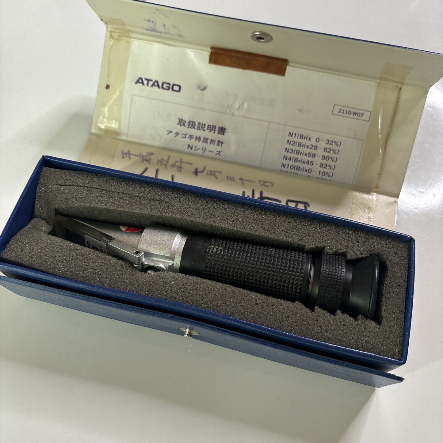 Atago N1 Hand Refractometer Brix 0-33% Made In Japan