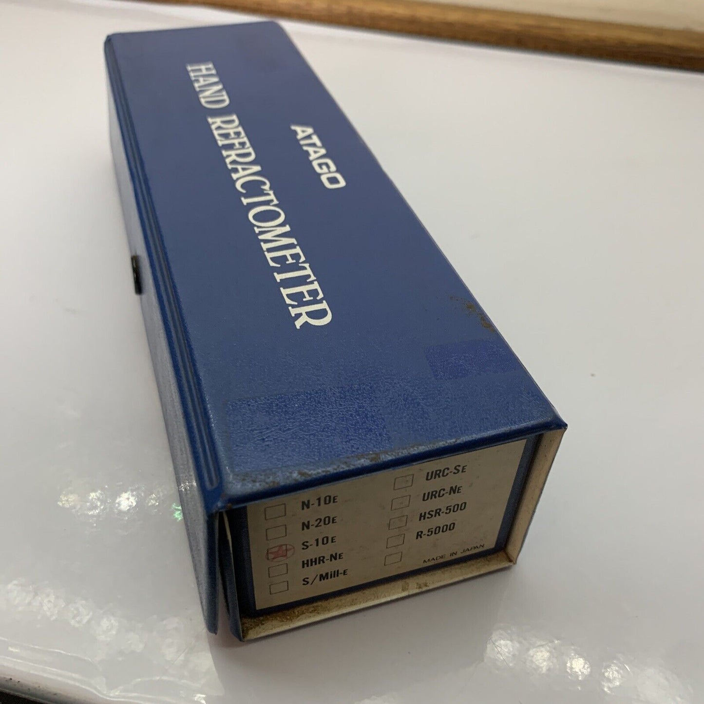 Atago Hand Refractometer S-10E Salt 0-10% Made In Japan Mint Condition