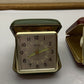 3x Seiko 2 Jewels Windup Pocket Clocks 60's Made In Japan *For Parts Or Repair*