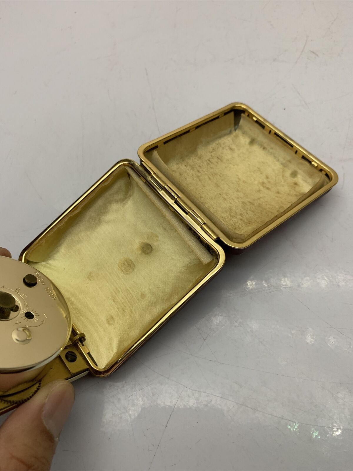 3x Seiko 2 Jewels Windup Pocket Clocks 60's Made In Japan *For Parts Or Repair*