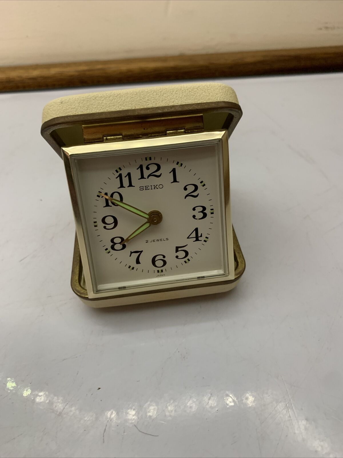 3x Seiko 2 Jewels Windup Pocket Clocks 60's Made In Japan *For Parts Or Repair*