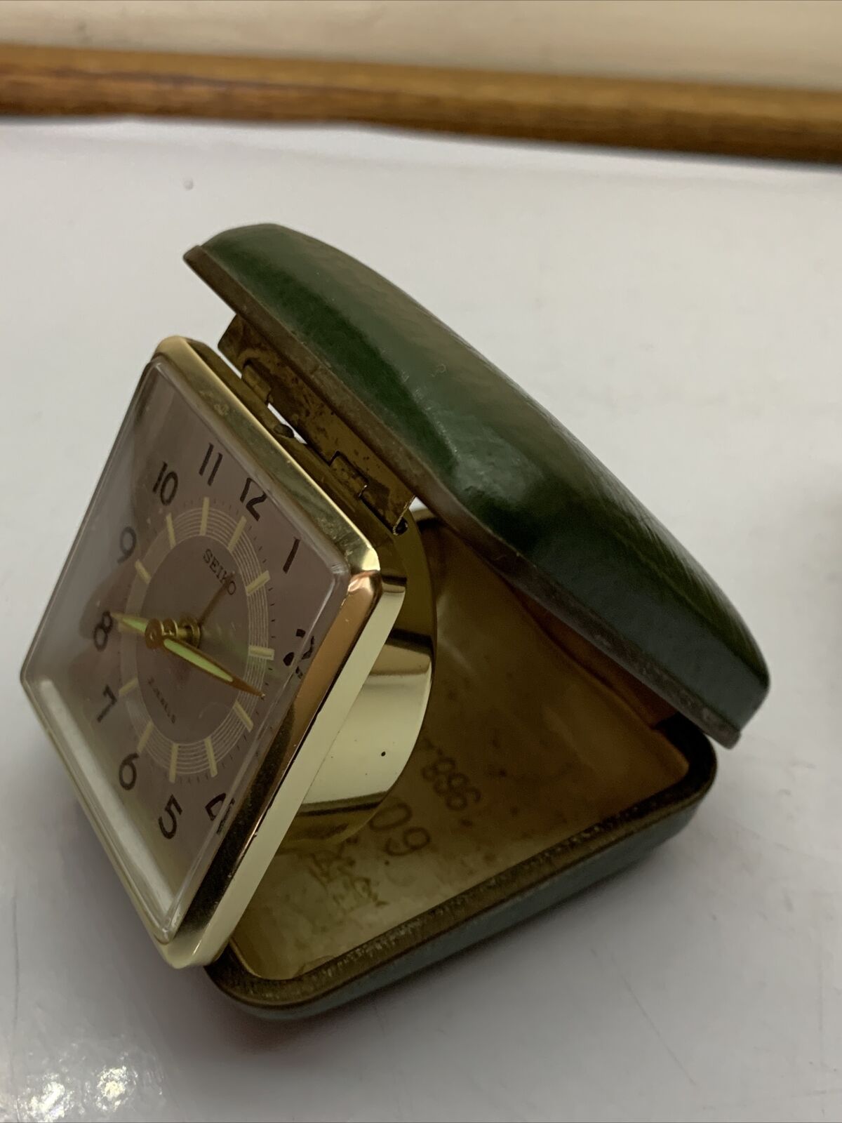 3x Seiko 2 Jewels Windup Pocket Clocks 60's Made In Japan *For Parts Or Repair*