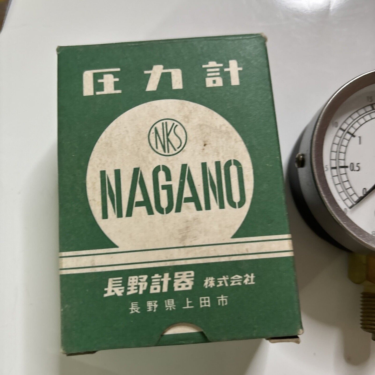 Nagano NKS Pressure Gauge 8153756 Made In Japan