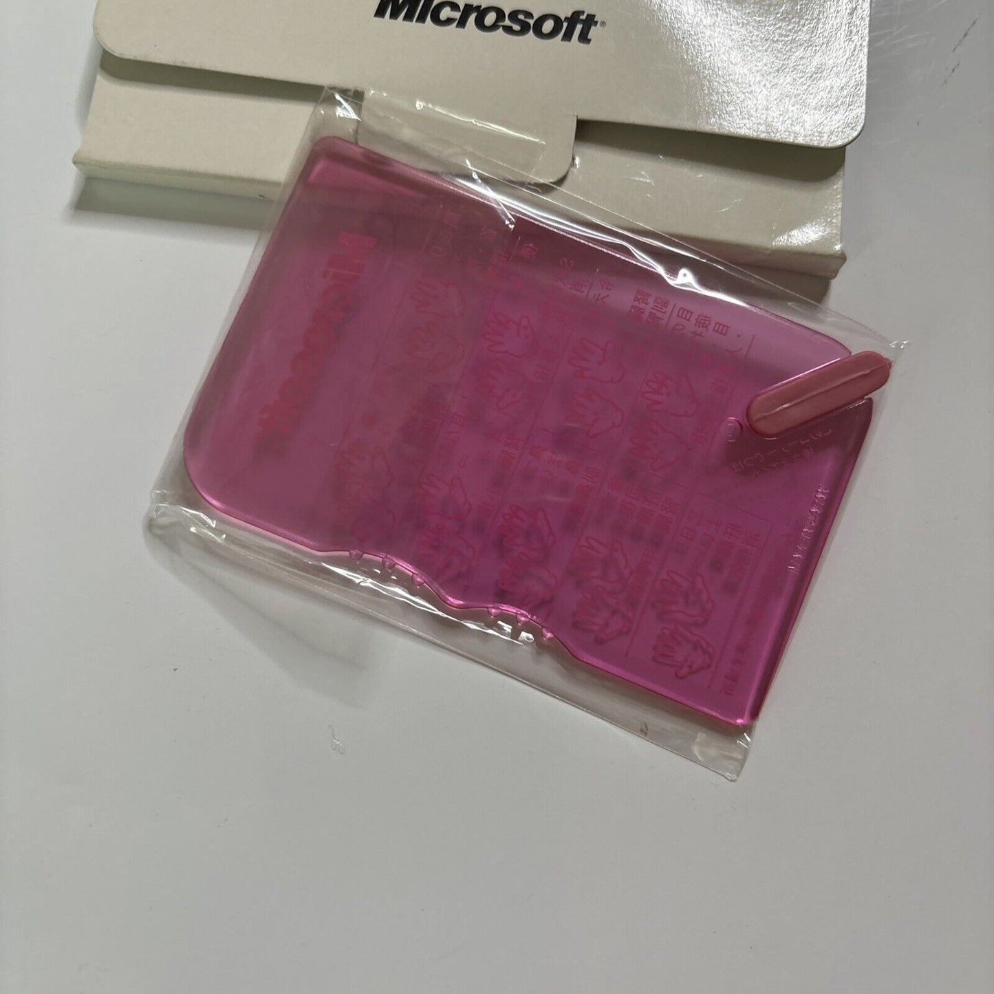 Microsoft Acupressure Hand Reflexology Card つぼカード Promotional Item *Never Used*