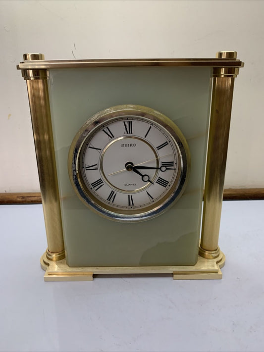 Seiko Marble Clock QW554M Made In Japan