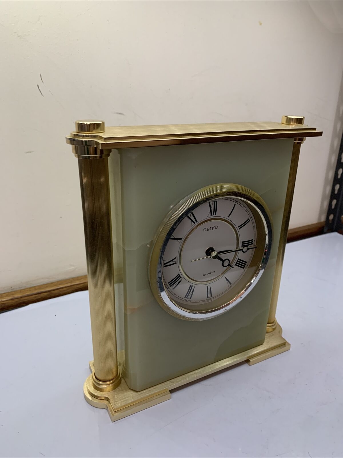 Seiko Marble Clock QW554M Made In Japan