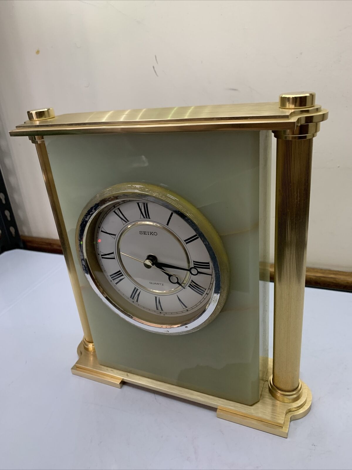 Seiko Marble Clock QW554M Made In Japan