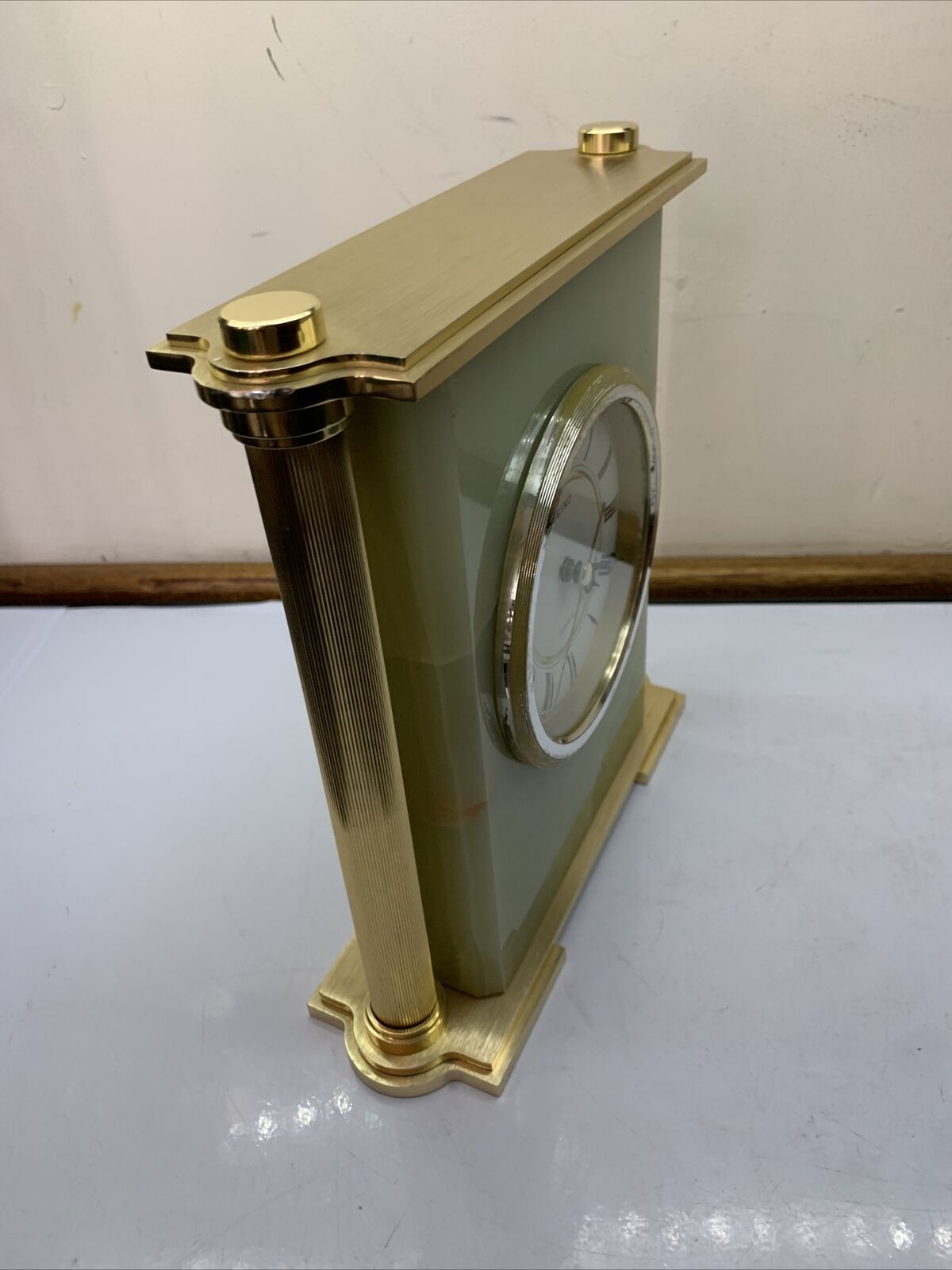 Seiko Marble Clock QW554M Made In Japan