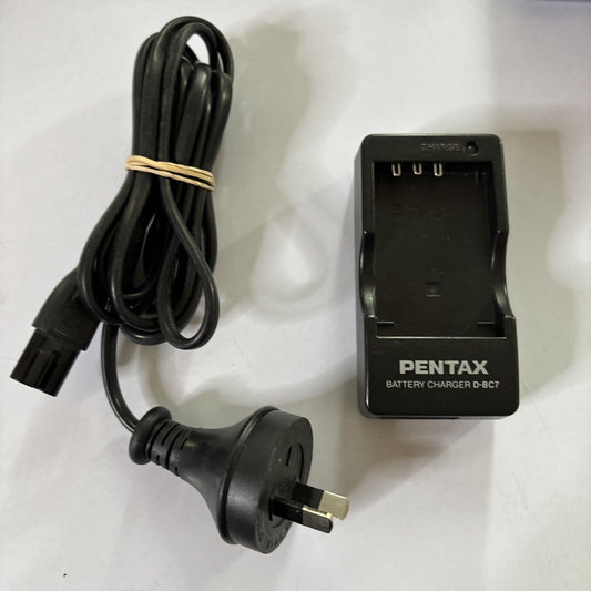 Genuine Pentax D-BC7 Battery Charger for Optio 330 430 450 550 750z MX Mx4