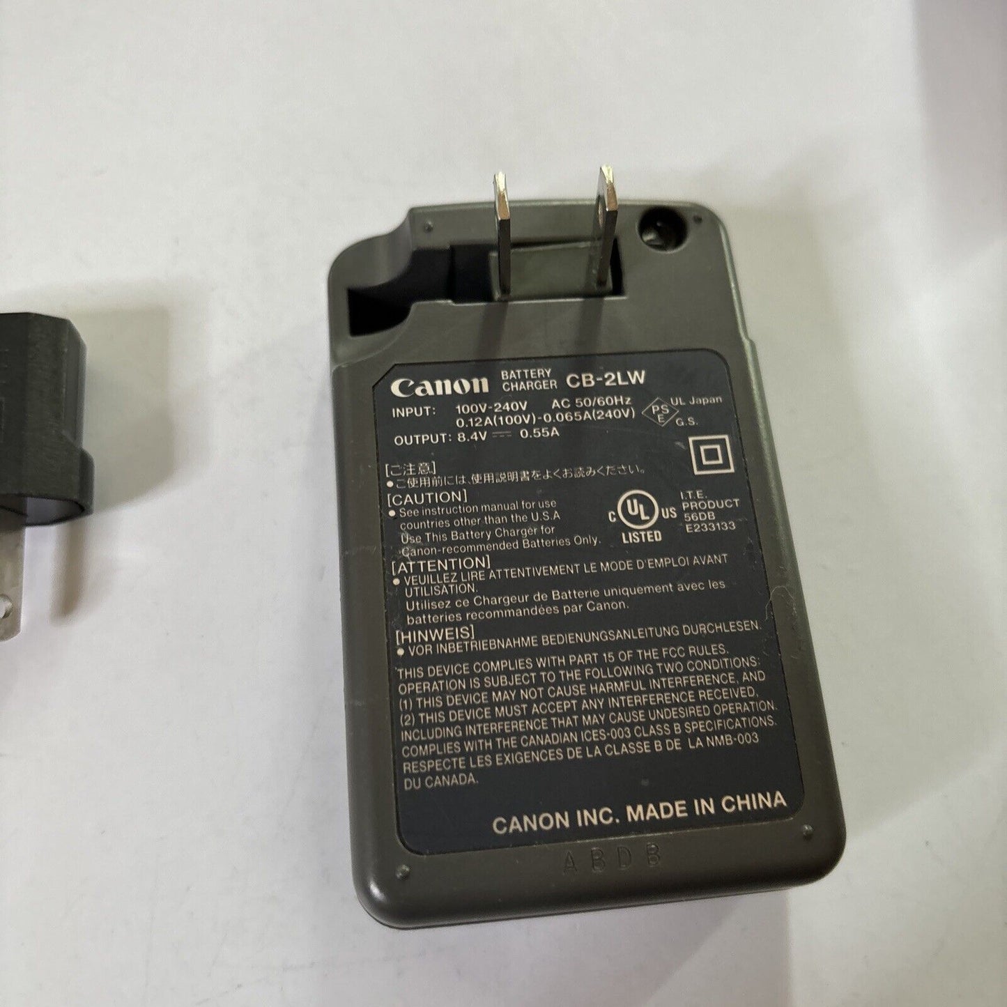 Genuine Canon CB-2LW Charger NB-2LH Battery G7 G9 S50 S70 S80 EOS XT XTI Camera