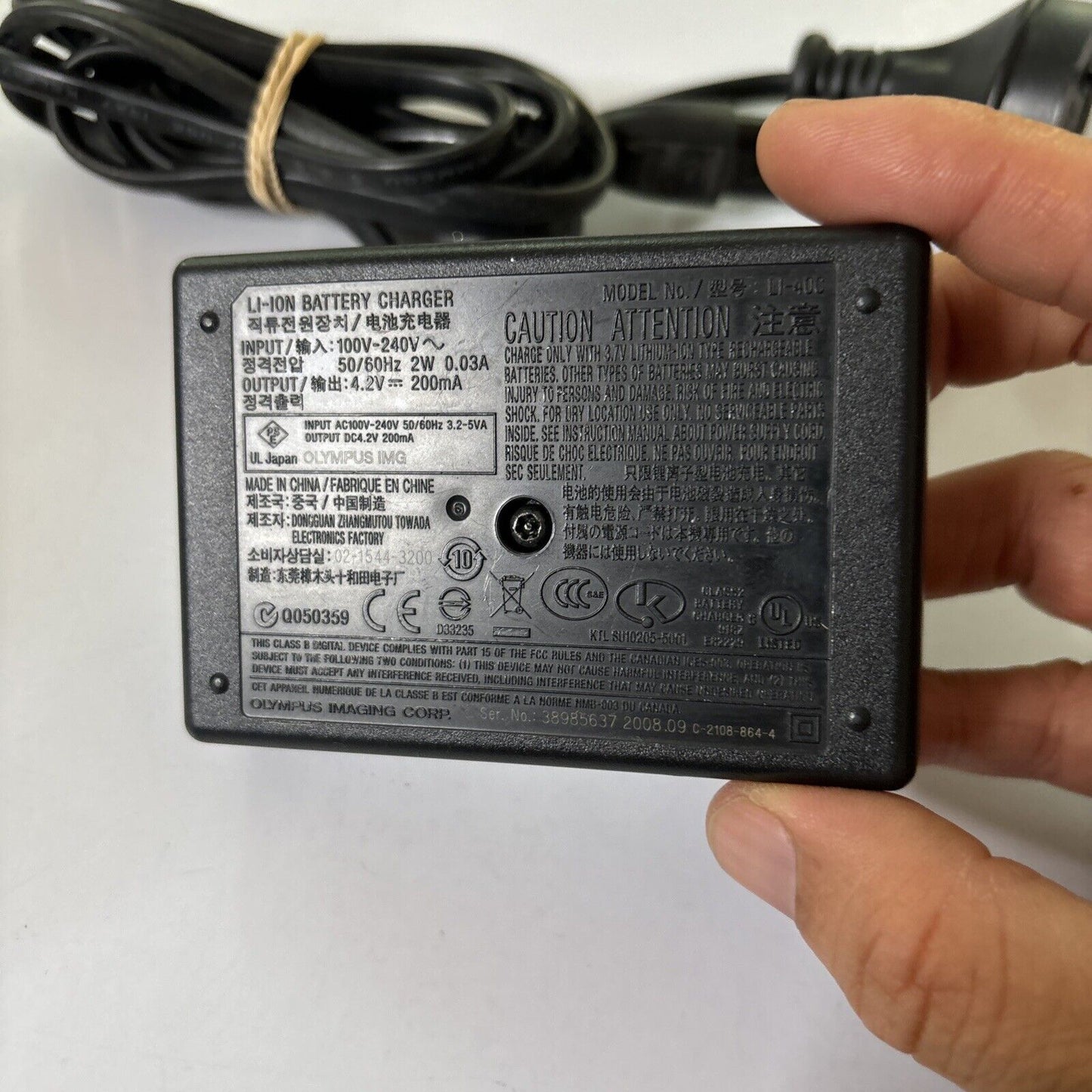 Genuine Olympus LI-40C Li-ion Battery Charger for LI-42B LI-40B