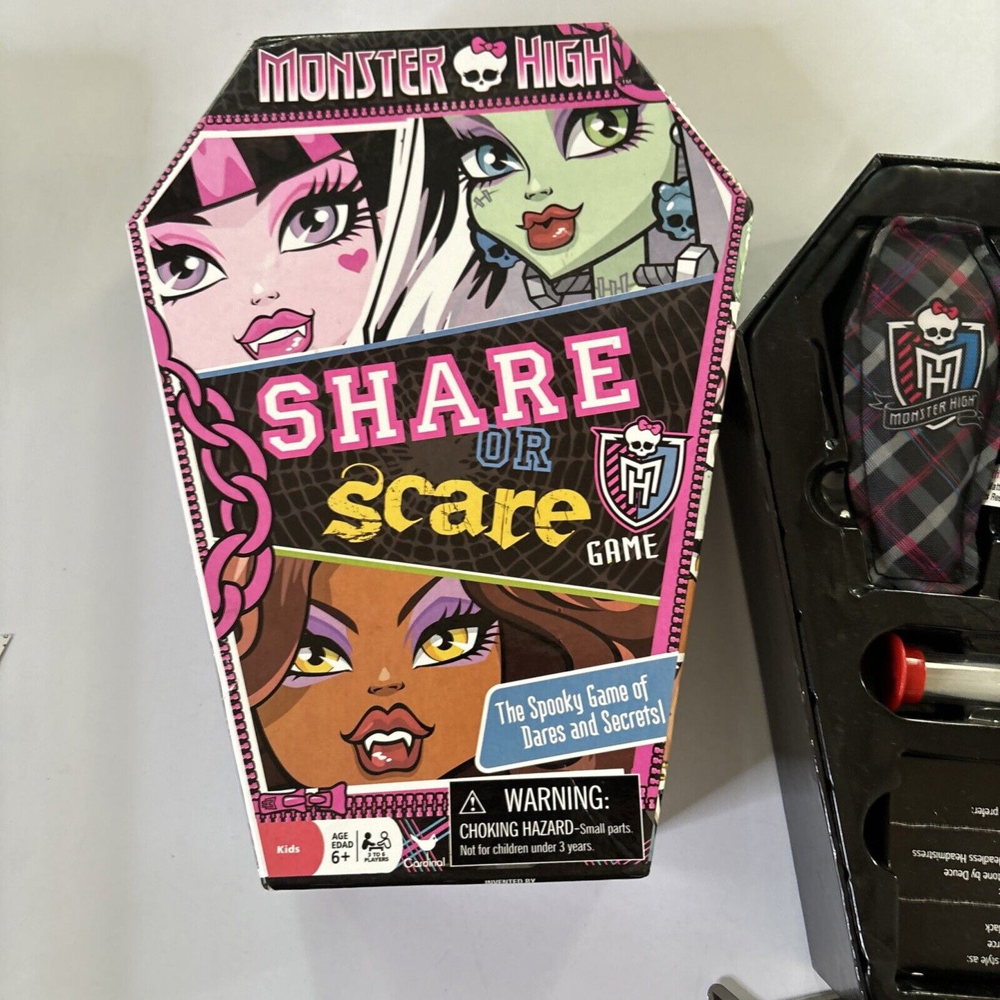 Monster High Share or Scare The Spooky Game of Dares & Secrets *No Instructions*